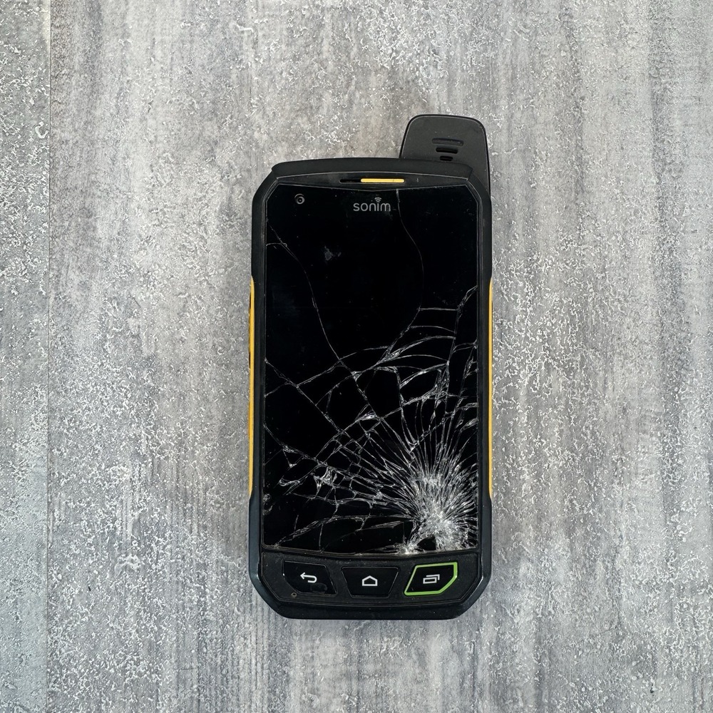 Untested For Parts YELLOW SONIM XP7 XP7700 RUGGED CELL PHONE